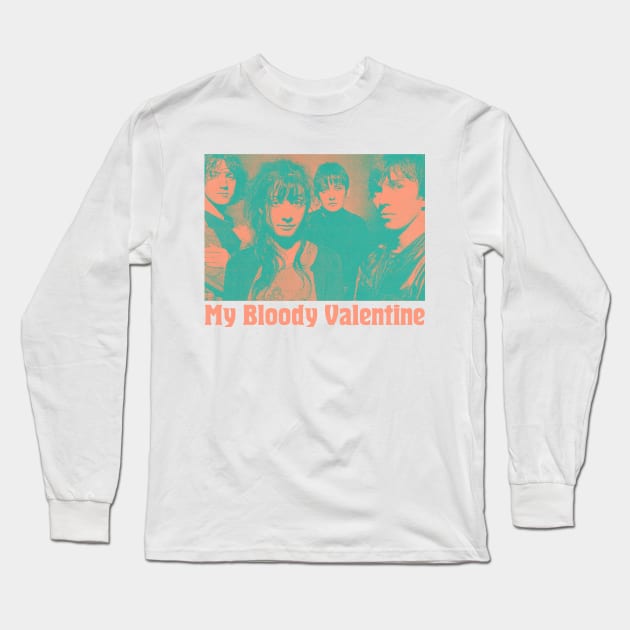 My Bloody Valentine / 90s Style Psychedelic Design Long Sleeve T-Shirt by unknown_pleasures